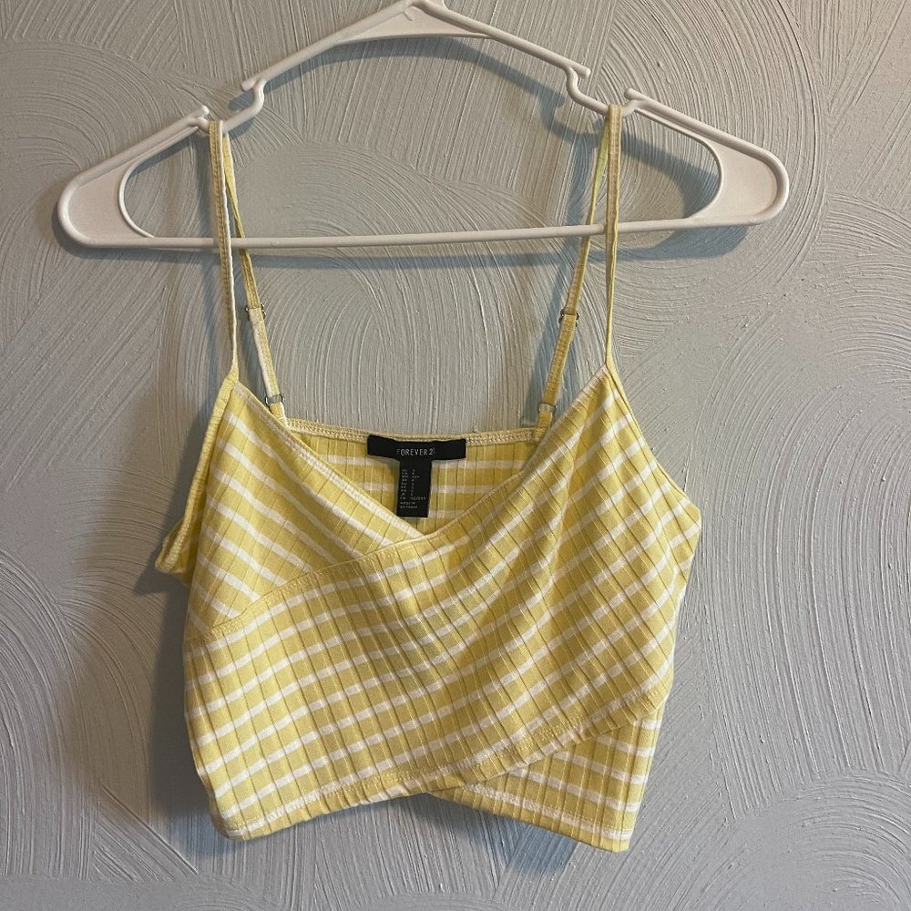 Forever 21 Cropped Wrap Top